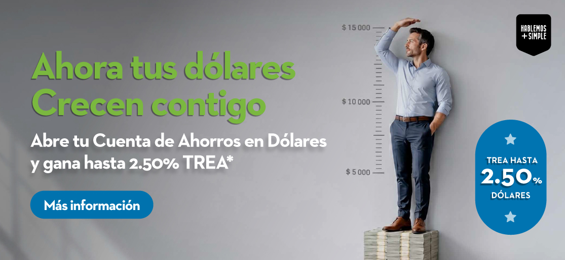 Cuenta de Ahorros en Dólares