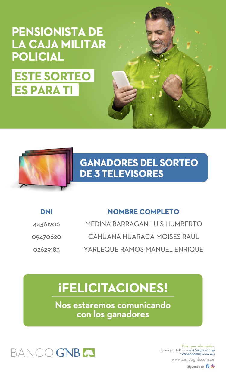 Sorteos Mujer PNP
