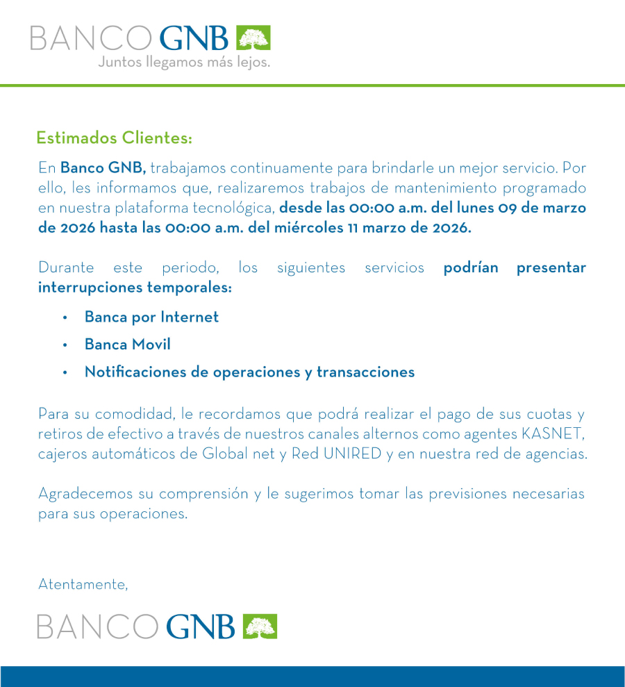 Interrupciones temporales